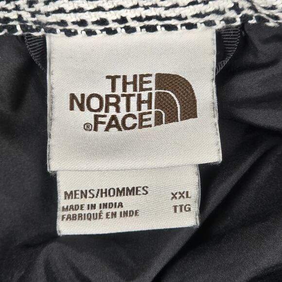 The North Face Jacket Mens Size XXL Black Plaid Heavyweight Shacket Snap Buttons - Picture 13 of 16